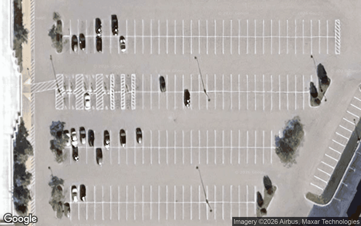 ProPaving measurement tool showing a parking lot with area measurements, cutouts, and real-time calculations